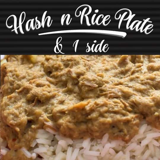 Hash & Rice Plate