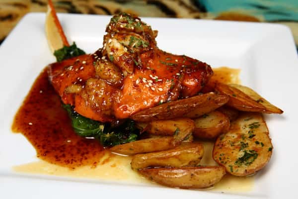 Grilled Alaskan Sockeye Salmon