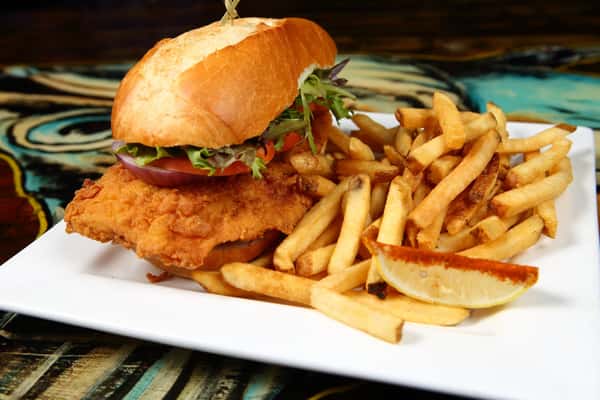 Atlantic Cod Fish Sandwich - Winter Menu - Luke Wholey's Wild Alaskan ...