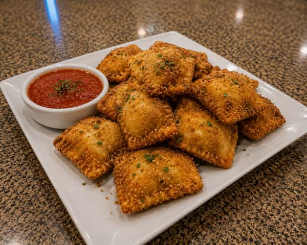 fry raviolis