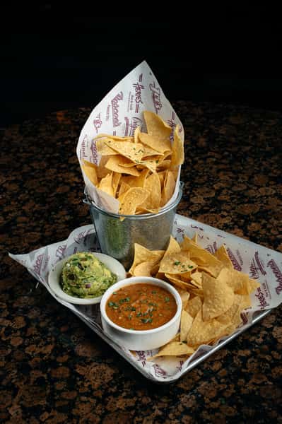 Brew Pub Chips, Salsa and House Guacamole