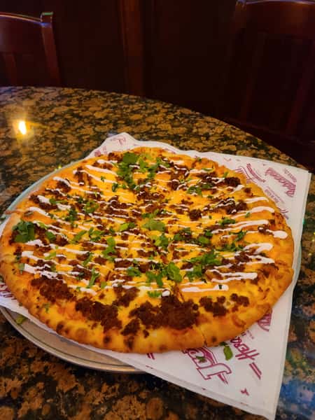 Chorizo & Eggs Pizza