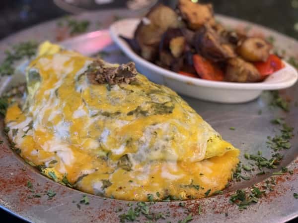 Chili Verde Pork Omelette Weekend Brunch (Opening2pm) Heroes