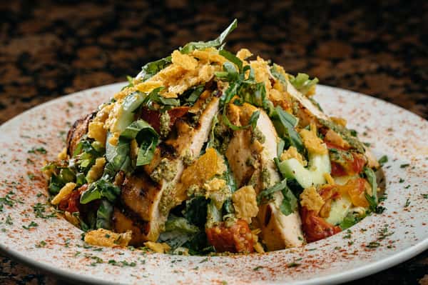 Chicken Pesto & Artichoke Salad