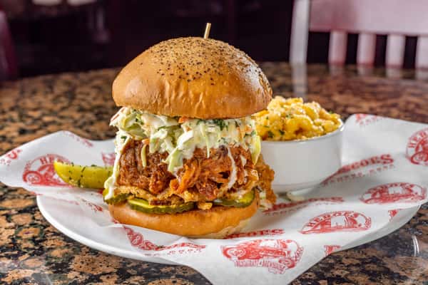 Heroes Spicy BBQ Pork Sandwich