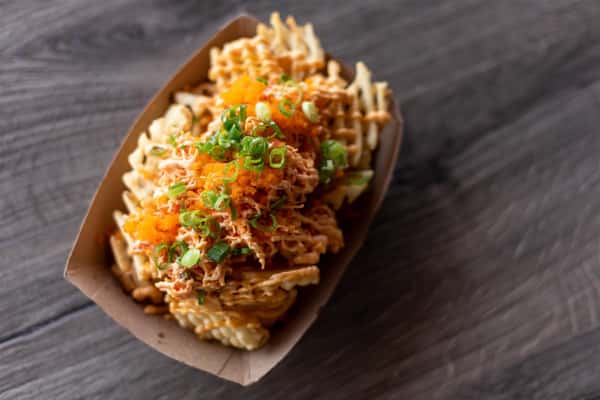Spicy Ahi Fries/spicy Crab