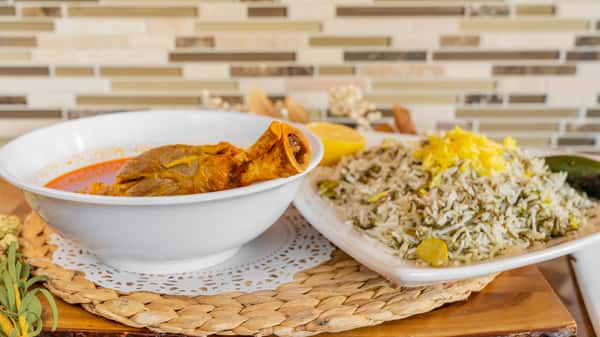 Lima Beans Rice (Baghali Polo)