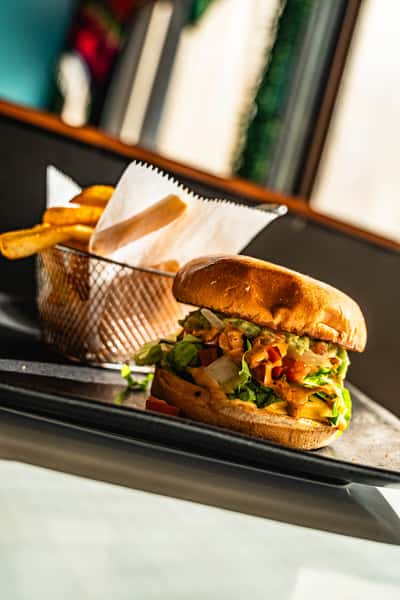 Shrimp or Sirloin Mexi-Burger