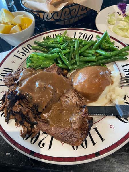 steak and potatoes