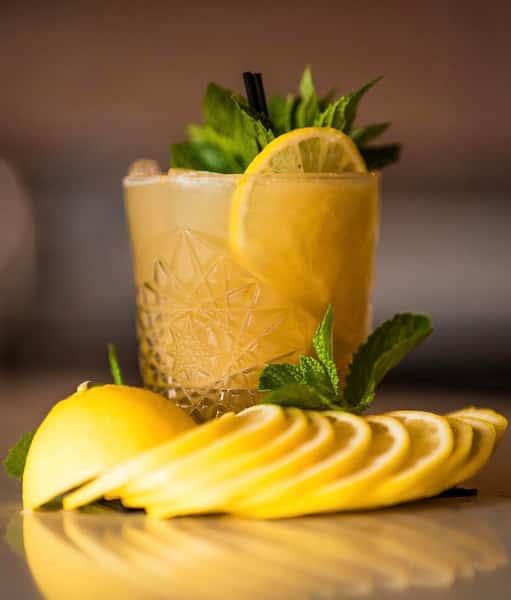Fig Bourbon Smash.