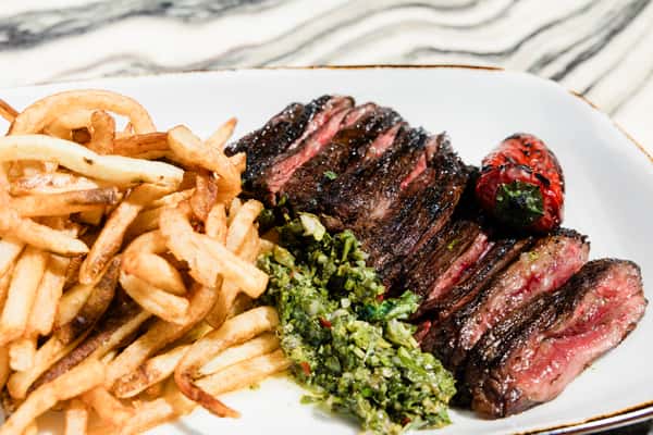 8oz WAGYU SKIRT STEAK FRITES