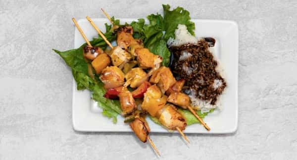 CAJUN SALMON SKEWERS