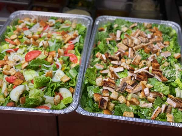 trays of salad