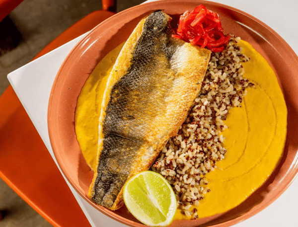PAN SEARED BRANZINO FILLET +5 D, S, GF
