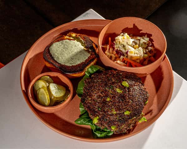 Black Bean Quinoa Burger
