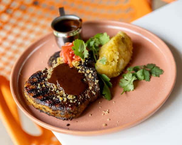 14 Oz. Cuban Coffee Rubbed Pork Porterhouse