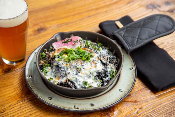 Squid Ink Baked Rice