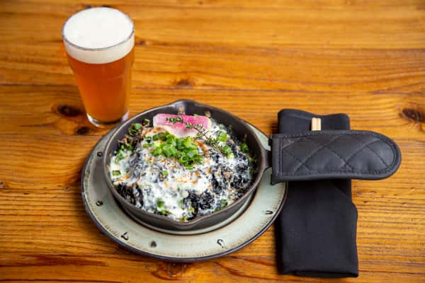 Squid Ink Baked Rice