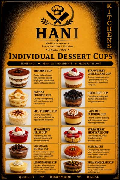 individual dessert cups
