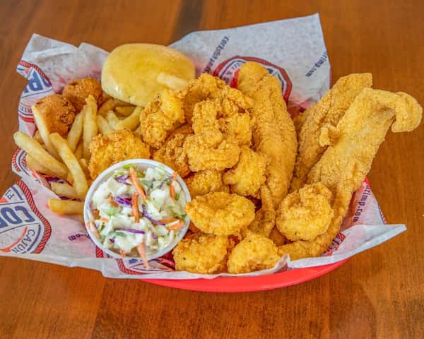 3 Fish, 15 Shrimp Platter
