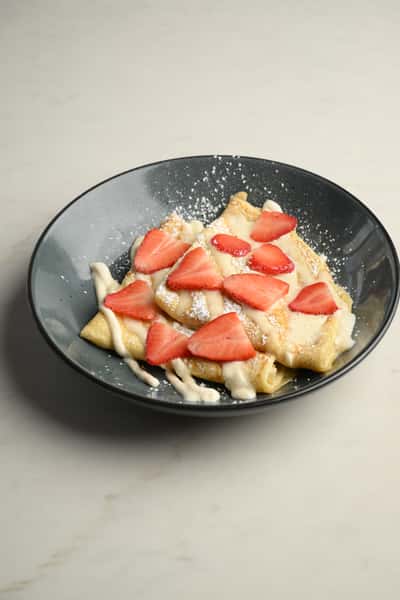 Strawberry and Creme French Pancake