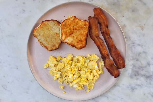 Kid's Egg, Bacon, & Toast