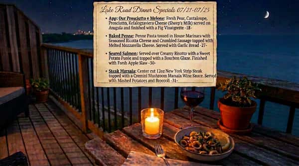 Dinner Specials 07/21-07/25