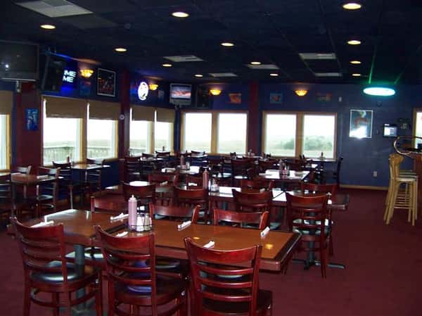 the main dining area