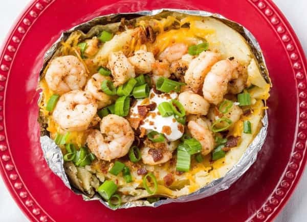 Grilled Shrimp Spud