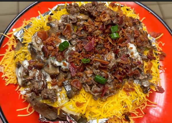 Philly Cheese Steak Spud