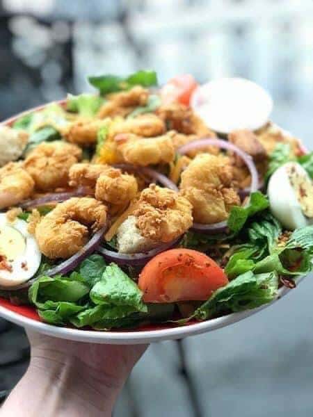 Fried Shrimp Salad