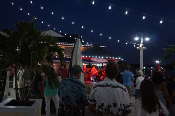 bleech band performing at night