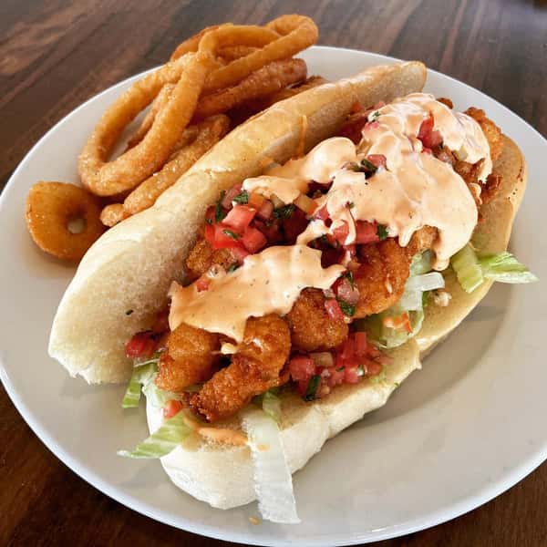 shrimp poboy