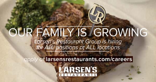 We are hiring! All positions at all locations. Please apply above by clicking Contact/Careers.  Please note due to the challenges of COVID-19 some locations hours, menus, and Happy Hour have been modified. Please call location of choice  for details. We apprecite your support during these challenging times.