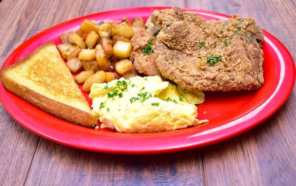 Pork Chops and Eggs
