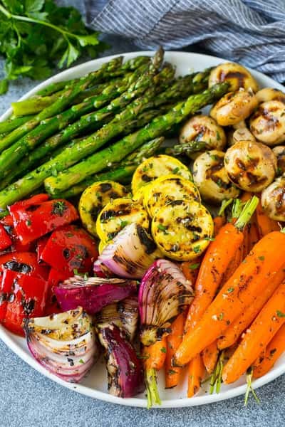 Grilled Seasoned Vegetables