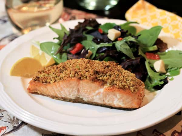 Pistachio Crusted Salmon