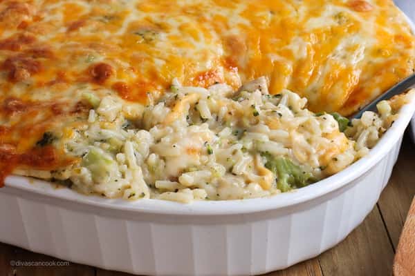 Broccoli Rice Cheese Casserole