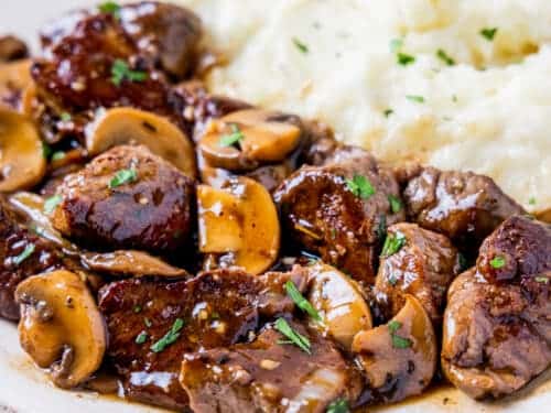Sautéed Sirloin Tips