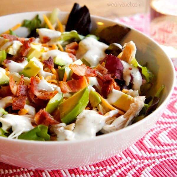 Turkey Club Salad