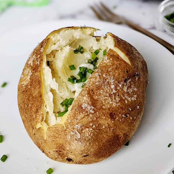 Baked Potatoes with Butter
