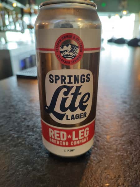 Red Leg Brewing Springs Lite Lager
