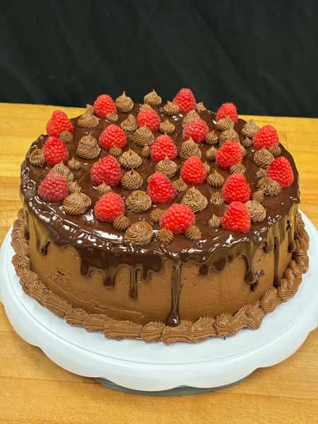 Chocolate Raspberry Layer Cake