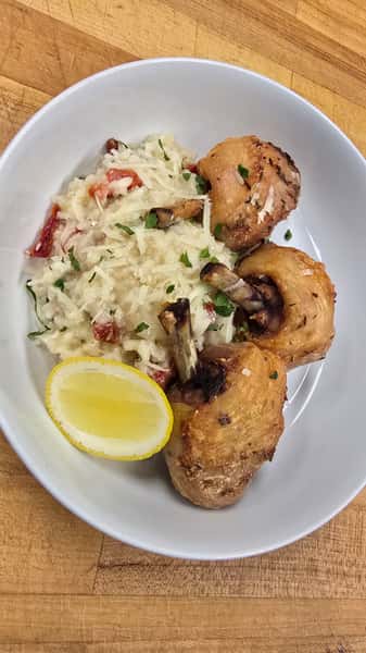 Chicken Piccata Risotto