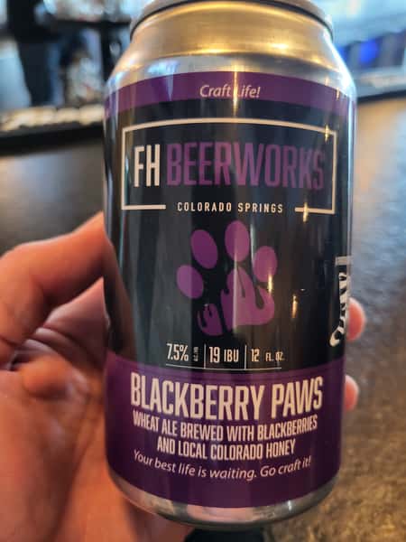 FH Beerworks Blackberry Sticky Paws