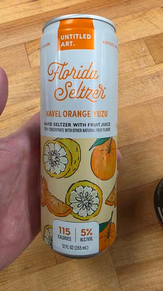 Untitled Art Navel Orange Yuzu Seltzer