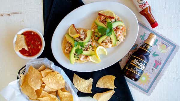 lobster tostada de ceviche