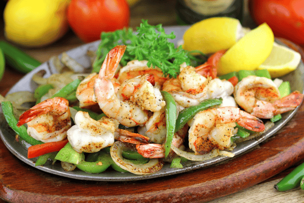 Shrimp Sizzlin' Fajitas