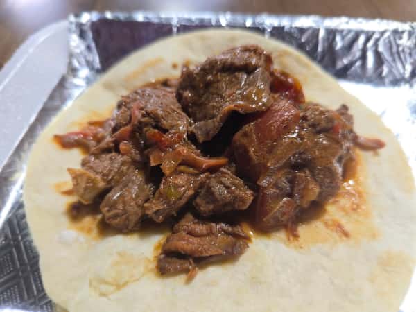 Carne Guisada Taco (Angry Monday)