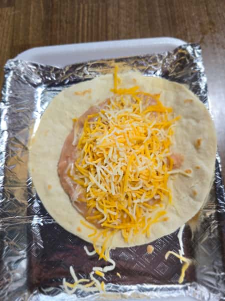 Bean and Cheese taco